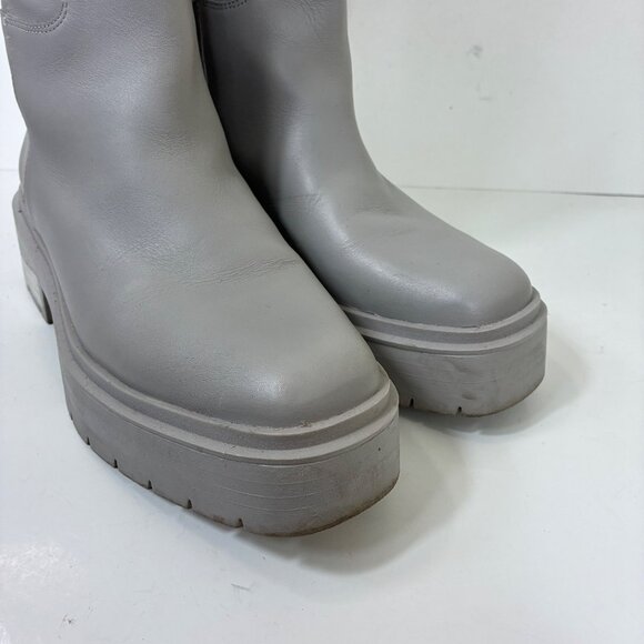 Blogger Fave Sam Edelman Larina Tall Boots Light Gray Size 8.5 - Picture 4 of 10